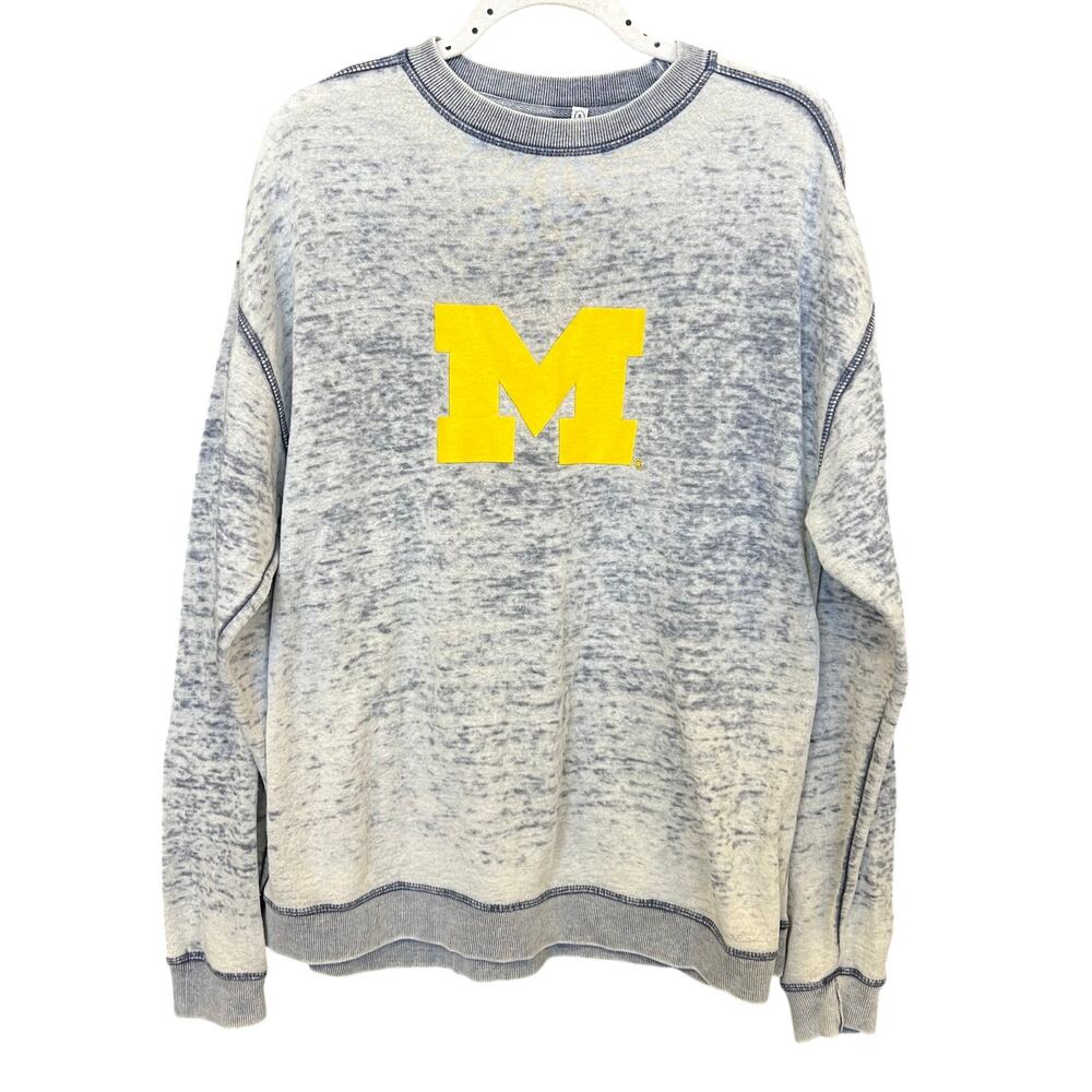 Cozy Gray Sweatshirt with Yellow Logo